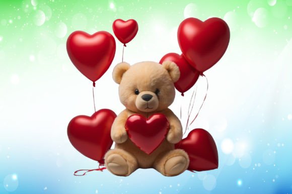 Download Valentine's Day Teddy Bear Illustrations - Premium Resources